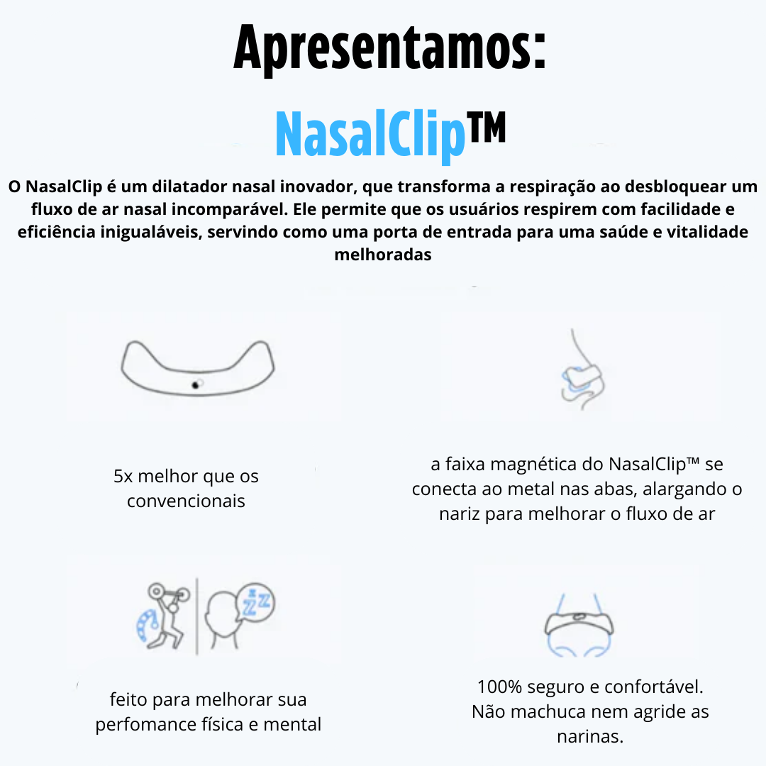 Relaxi™ NasalClip (Dilatador Magnético)